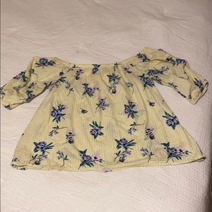 Off the shoulder top